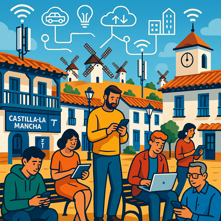 Telefónica blinda la red 5G en las fiestas de Cuenca y Guadalajara con un despliegue especial 2 Telefónica ha activado su plan operativo de verano para garantizar la cobertura móvil durante los eventos más multitudinarios de los próximos meses. Hasta el 15 de septiembre, la operadora optimizará su red 5G y desplegará unidades de refuerzo para absorber los picos de demanda derivados del turismo y las celebraciones locales. En la provincia de Cuenca, esta mejora de infraestructura dará soporte técnico al Festival de Villalpardo y a las fiestas patronales de Alcalá de la Vega, Enguídanos y Pozorrubio de Santiago. Además, asegurará el servicio en citas de gran afluencia en la capital, como la esperada Feria de San Julián y el Combate Medieval.Por su parte, en la provincia de Guadalajara, las actuaciones técnicas se centrarán en garantizar una conectividad ininterrumpida durante las populares fiestas de Trillo y Brihuega. El dispositivo general de la compañía contempla más de 500 intervenciones sobre la infraestructura ya existente y la movilización de 109 unidades móviles. Estas estaciones portátiles resultan clave para ofrecer cobertura en fechas críticas de alta aglomeración, como el próximo puente del 15 de agosto. Sergio Sánchez, director de Operaciones, Red y TI de Telefónica España, enmarca este esfuerzo en la necesidad de mantener la calidad tecnológica en momentos de máxima concentración turística.Para lograr esta capacidad, el plan optimiza el uso combinado de las bandas de 700 MHz y 3.500 MHz. Esta tecnología de altas prestaciones permite a los usuarios multiplicar la velocidad de navegación y reducir la latencia al mínimo, garantizando descargas rápidas incluso cuando miles de personas intentan conectarse a la vez en una misma plaza o recinto ferial.Evolución de la conectividad regional
Este despliegue estival supone un salto cualitativo en la consolidación tecnológica de nuestras provincias, marcando una evolución clara respecto a las actuaciones de los meses anteriores. Tal y como venimos analizando en el archivo de Liberal de Castilla durante el último año, la primera fase de expansión del 5G en Cuenca y Guadalajara se centró en encender nuevas antenas para asegurar servicios digitales básicos en entornos rurales.Aquellos despliegues iniciales de la banda de 700 MHz tenían como objetivo romper la brecha digital y fijar población garantizando conexión durante el invierno. Sin embargo, el operativo de este verano demuestra un cambio de etapa en la estrategia de telecomunicaciones local. La red ya no solo alcanza el territorio, sino que demuestra tener el músculo técnico necesario para soportar la ultra banda ancha móvil bajo estrés, evitando los tradicionales apagones o colapsos de cobertura que sufrían nuestros municipios cuando multiplicaban su población durante las fiestas patronales.