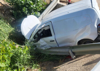 Un herido trasladado al hospital tras un accidente de tráfico en la carretera 420 cerca de Villar de Olalla