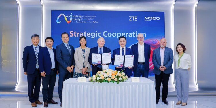 ZTE y GSMA anuncian un acuerdo estratégico para celebrar conjuntamente el ZTE Global Summit - User Congress y el GSMA M360 ASEAN