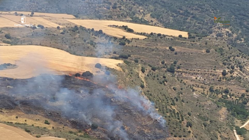 Controlado el incendio forestal de Budia tras la intervención de 43 efectivos 2 Un incendio activo en Budia moviliza a 33 efectivos del Infocam