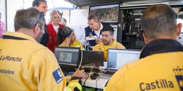 El incendio de La Mierla calcina 3.483 hectáreas y García-Page pide no politizar las causas del fuego