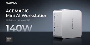 Acemagic presenta el F9A: un mini PC de dos litros que desafía a las estaciones de trabajo con AMD Ryzen AI MAX