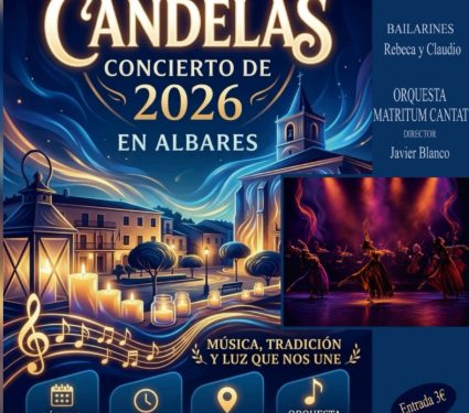 Albares celebrará el tradicional Concierto de las Candelas con un recorrido por tres siglos de música Albares celebrará el tradicional Concierto de las Candelas con un recorrido por tres siglos de música
