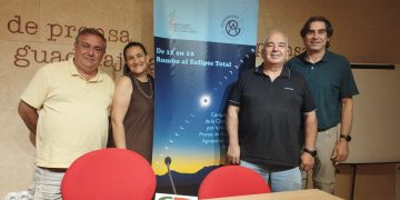 Astroguada y la APG culminan su campaña sobre el eclipse con un aviso por el riesgo de incendios en Guadalajara