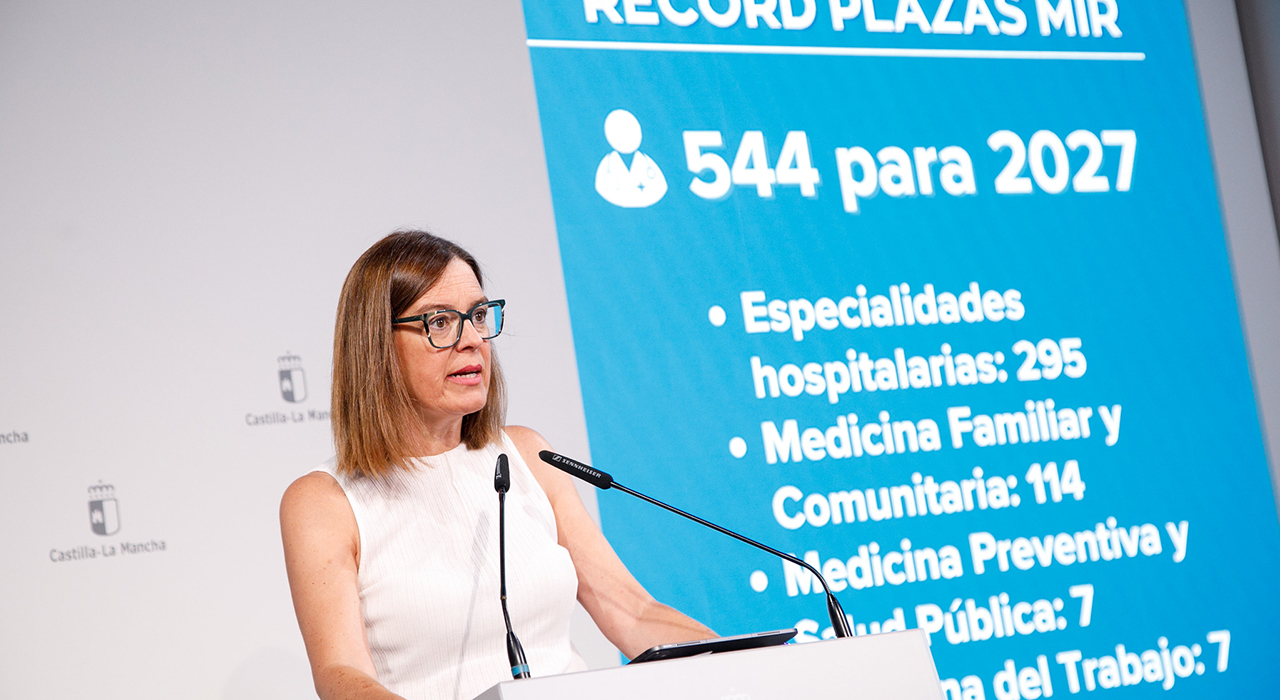 Castilla-La Mancha alcanza una cifra récord con 544 plazas de Formación Sanitaria Especializada para 2027 2 Castilla-La Mancha alcanza una cifra récord con 544 plazas de Formación Sanitaria Especializada para 2027