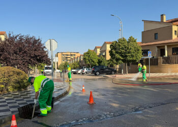 Continúa la Campaña de Limpieza Intensiva del Ayuntamiento de Cuenca en Cerro de la Estrella y avda. Reyes Católicos e inmediaciones