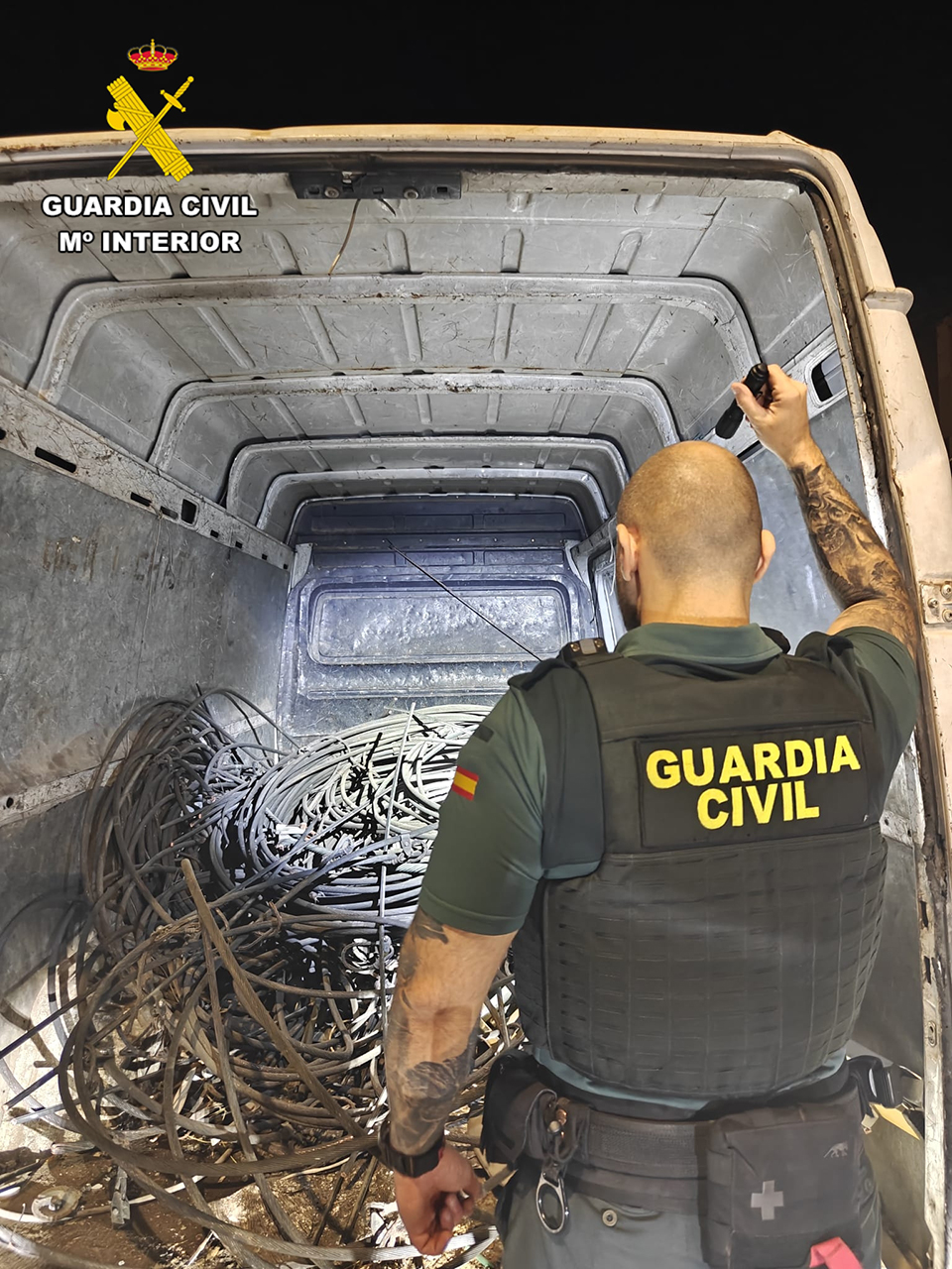 Detenido en la A-2 un hombre tras robar cable de la estación de tren de Baides 1 Detenido en la A-2 un hombre tras robar cable de la estación de tren de Baides