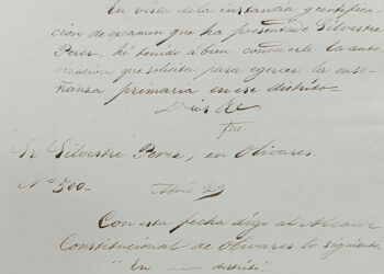 Documento del mes – Archivo Histórico de Cuenca – Año 1848: Escuela privada y escuela pública en Olivares de Júcar (Cuenca)