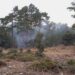 El operativo INFOCAM extingue los incendios provocados por rayos en los montes de Uña y Palomera 3 Efectivos forestales combaten dos incendios simultáneos en los montes de Uña y Palomera