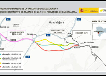 El Ayuntamiento de Cabanillas valora positivamente el avance del proyecto de mejora de la N-320, pero defenderá que incluya medidas eficaces contra el ruido