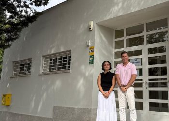 El Ayuntamiento de Guadalajara mejora el Centro Social de Taracena con trabajos de mantenimiento y pintura exterior del edificio