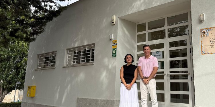 El Ayuntamiento de Guadalajara mejora el Centro Social de Taracena con trabajos de mantenimiento y pintura exterior del edificio
