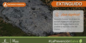 El Infocam da por extinguido el incendio forestal de Selas en Guadalajara tras la intervención de casi 400 efectivos