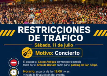El concierto de Celtas Cortos cierra el tráfico en el Casco Antiguo de Cuenca