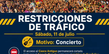 El concierto de Celtas Cortos cierra el tráfico en el Casco Antiguo de Cuenca
