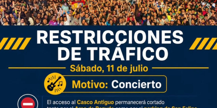 El concierto de Celtas Cortos cierra el tráfico en el Casco Antiguo de Cuenca