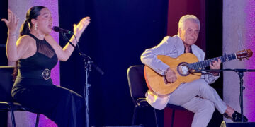 El flamenco de Consuelo Haldón llena el Palacio del Infantado en la apertura de los Veranos Culturales de Guadalajara