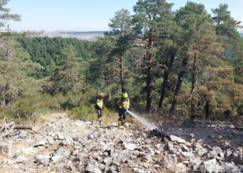 La Junta y los agentes sociales definen las ayudas económicas para los negocios afectados por el incendio de La Mierla