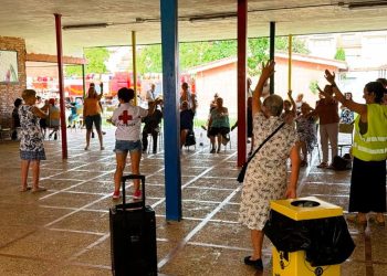 El polideportivo de Humanes ha acogido a 193 vecinos de la Sierra Norte evacuados por el incendio de La Mierla