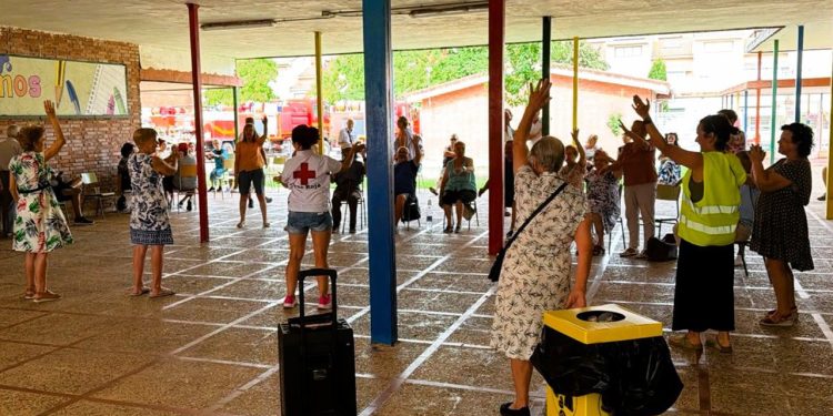 El polideportivo de Humanes ha acogido a 193 vecinos de la Sierra Norte evacuados por el incendio de La Mierla