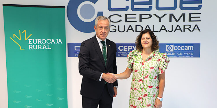 Eurocaja Rural y CEOE-CEPYME Guadalajara renuevan su alianza para respaldar a empresarios y autónomos 1 Eurocaja Rural y CEOE-CEPYME Guadalajara renuevan su alianza para respaldar a empresarios y autónomos