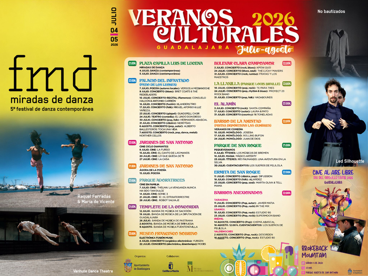 Guadalajara estrena julio con el festival Miradas de Danza en la Cuesta de San Miguel y conciertos gratuitos en El Alamín 2 Guadalajara estrena julio con el festival Miradas de Danza en la Cuesta de San Miguel y conciertos gratuitos en El Alamín