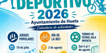 Huete define su programación deportiva para el verano de 2026 con seis citas clave