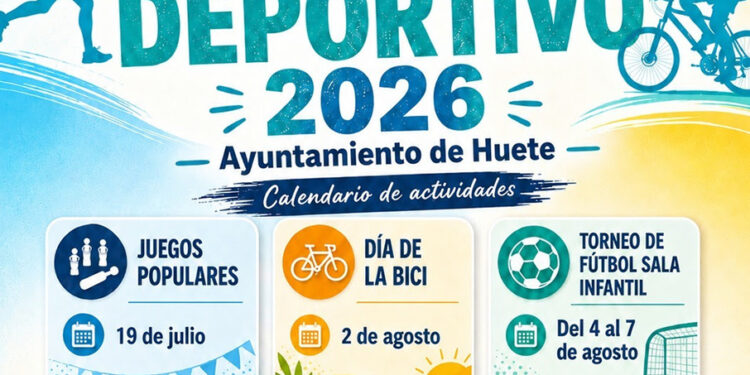 Huete define su programación deportiva para el verano de 2026 con seis citas clave 1 Huete define su programación deportiva para el verano de 2026 con seis citas clave