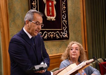 Jesús Pontones toma posesión como concejal del Ayuntamiento de Cuenca.