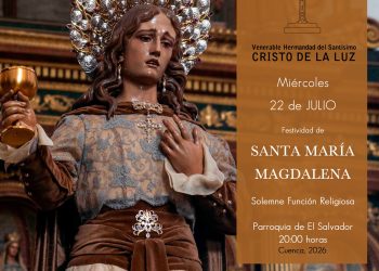 La V. H. del Stmo. Cristo de la Luz celebra este miércoles la festividad de Santa María Magdalena