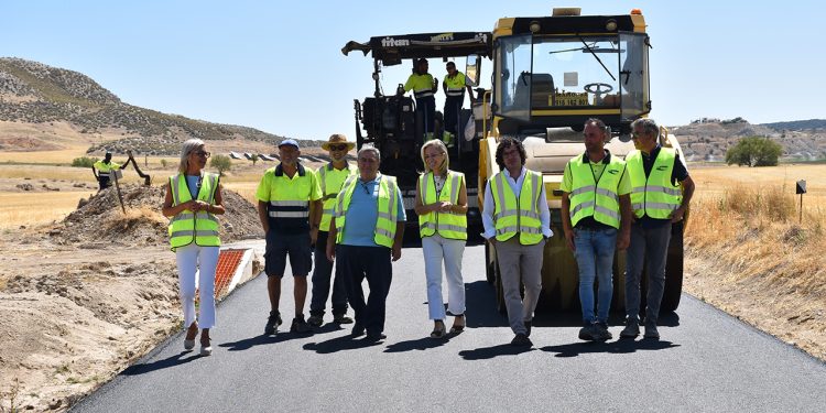 La mejora de la carretera de Leganiel hacia Madrid encara su recta final La mejora de la carretera de Leganiel hacia Madrid encara su recta final