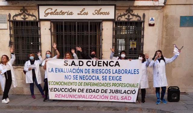 Las trabajadoras de Ayuda a Domicilio en Cuenca respaldan a CCOO para negociar su nuevo convenio Las trabajadoras de Ayuda a Domicilio en Cuenca respaldan a CCOO para negociar su nuevo convenio