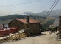 Los bomberos de la Diputación de Cuenca asumen la defensa de Prádena de Atienza frente al incendio de La Mierla