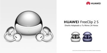 Los nuevos Huawei FreeClip 2 S llegan al mercado con audio adaptativo y un estuche multifunción