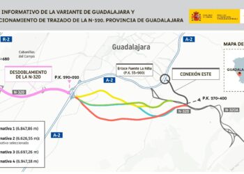 Luz verde a la variante de la N-320 y la nueva conexión con Fuente de la Niña en Guadalajara