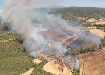 Navas de Jadraque, El Ordial, Arroyo de las Fraguas y Zarzuela de Jadraque también son evacuados por el incendio de La Mierla
