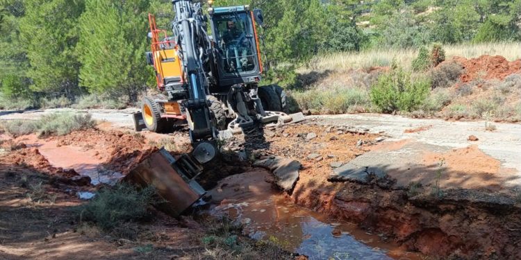 Rotura en la tubería de Royo Frío Cuenca mantiene el suministro de agua