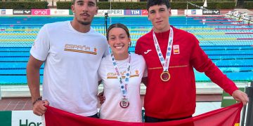 Siete medallas y un récord del mundo: los alcarreños Marcos Serrano y María Sanz se coronan en Europa