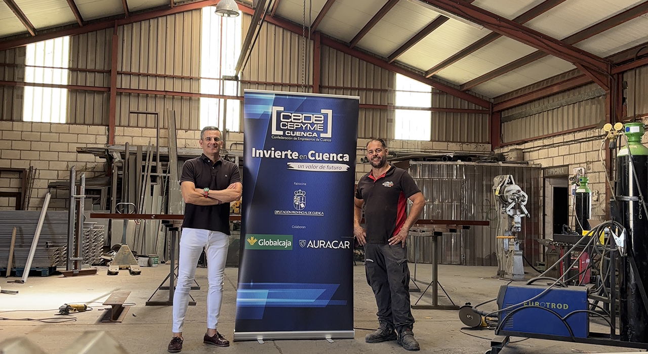 Un nuevo taller metálico refuerza el tejido empresarial de Villaescusa de Haro con el apoyo de Invierte en Cuenca 1 Un nuevo taller metálico refuerza el tejido empresarial de Villaescusa de Haro con el apoyo de Invierte en Cuenca