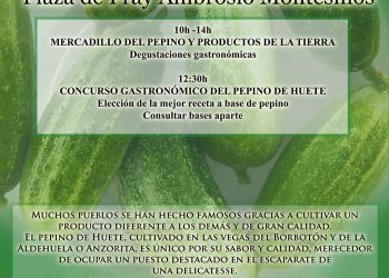 Vuelve el Día del Pepino a Huete: mercado tradicional y gastronomía en la plaza de Fray Ambrosio