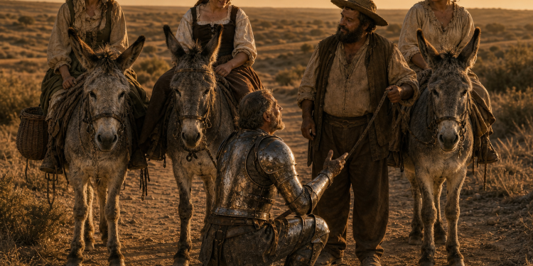 Spot. Este viernes, “En un lugar de la Mancha” llegamos a los capítulos 10 y 11 del Quijote. El de las labradoras y Angulo el Malo. Spot. Este viernes, “En un lugar de la Mancha” llegamos a los capítulos 10 y 11 del Quijote. El de las labradoras y Angulo el Malo.
