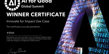 vivo desarrolla una solución líder de seguridad de la IA en el dispositivo reconocida internacionalmente en AI for Good Global Summit 2026