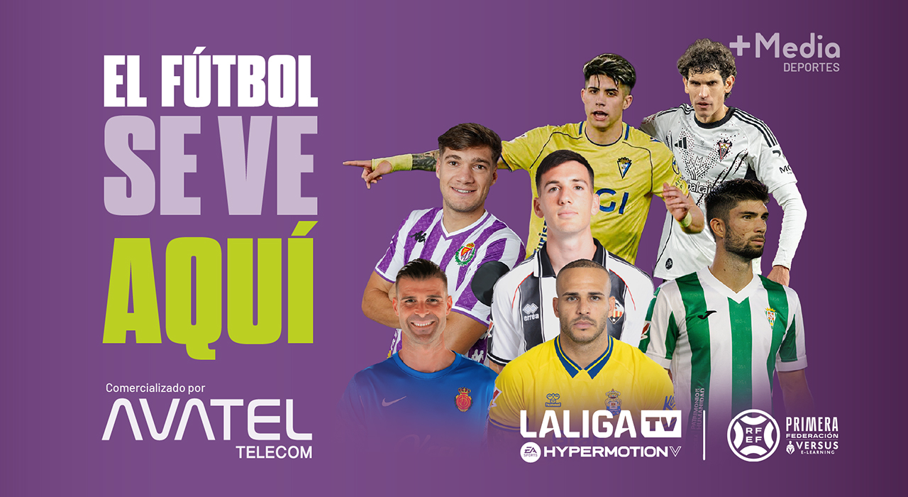 Avatel amplía su oferta de entretenimiento con la incorporación de LaLiga Hypermotion y Primera Federación 1 Avatel amplía su oferta de entretenimiento con la incorporación de LaLiga Hypermotion y Primera Federación