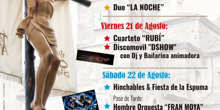 Las fiestas de Caracenilla en honor al Cristo de la Luz, hasta el 24 Las fiestas de Caracenilla en honor al Cristo de la Luz, hasta el 24