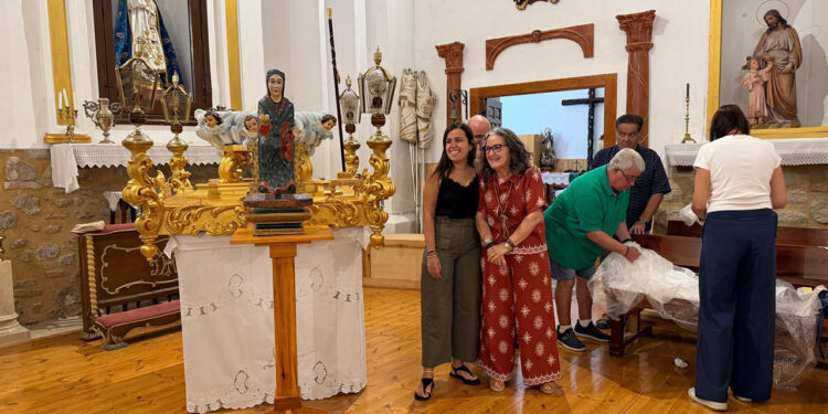 Cañete recupera la Virgen de la Zarza tras la restauración de su talla medieval del siglo XII Cañete recupera la Virgen de la Zarza tras la restauración de su talla medieval del siglo XII