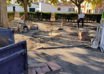 Comienzan las obras de remodelación de la Plaza de la Posada de Cabanillas