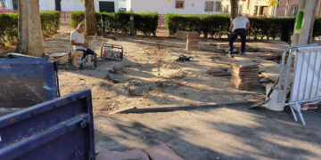 Comienzan las obras de remodelación de la Plaza de la Posada de Cabanillas