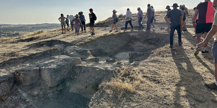 Descubren un templo romano en el Cerro de Alvar Fáñez de Huete Descubren un templo romano en el Cerro de Alvar Fáñez de Huete