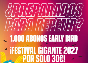 El Festival Gigante 2027 pone a la venta en Guadalajara sus primeros mil abonos a 30 euros