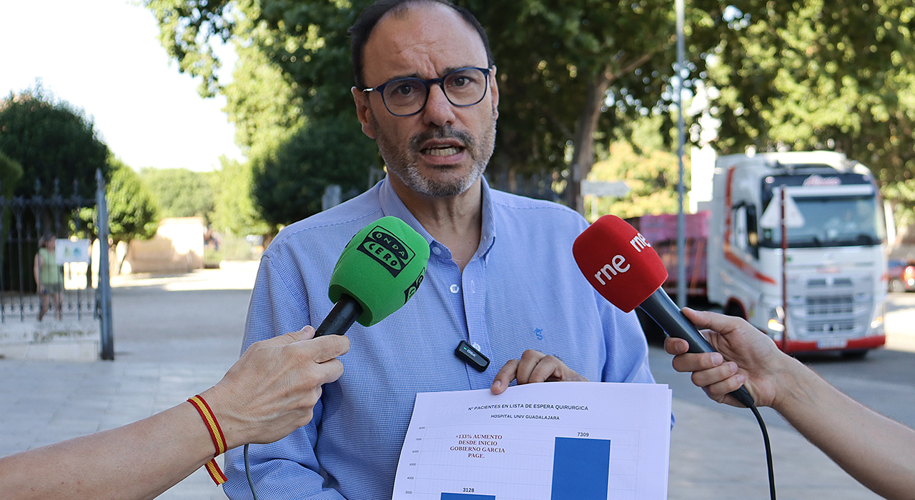 El PP de Guadalajara denuncia una “emergencia sanitaria” en el Hospital Universitario con el peor dato histórico de lista de espera quirúrgica 1 El PP de Guadalajara denuncia una “emergencia sanitaria” en el Hospital Universitario con el peor dato histórico de lista de espera quirúrgica